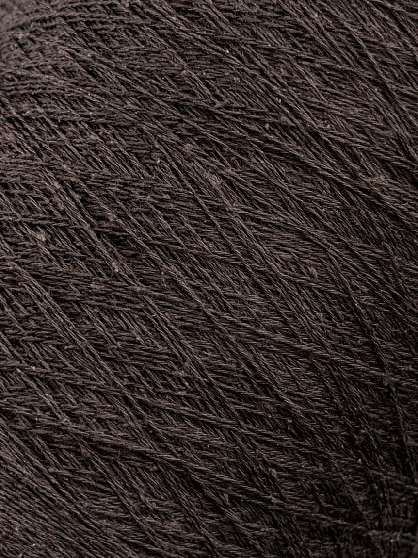 Toscano S.r.L. Art. Seta 854 Nm 2/30 – Filato seta, cotone, viscosa e lino col. Cioccolato fondente 1016